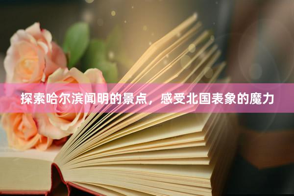 探索哈尔滨闻明的景点，感受北国表象的魔力